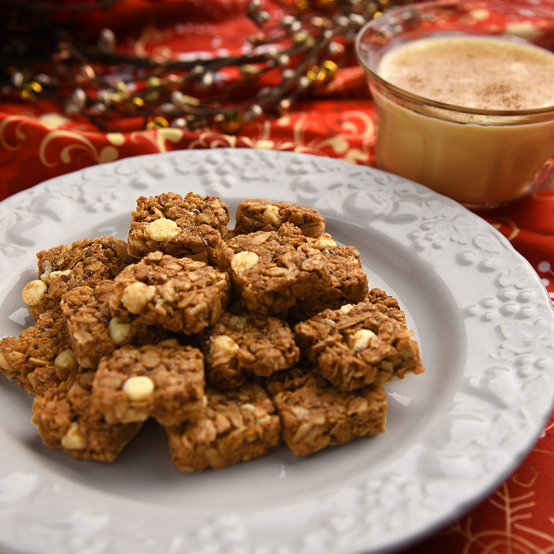 7.5 oz. Crazy Monkey Gingerbread White Chocolate Granola Bites